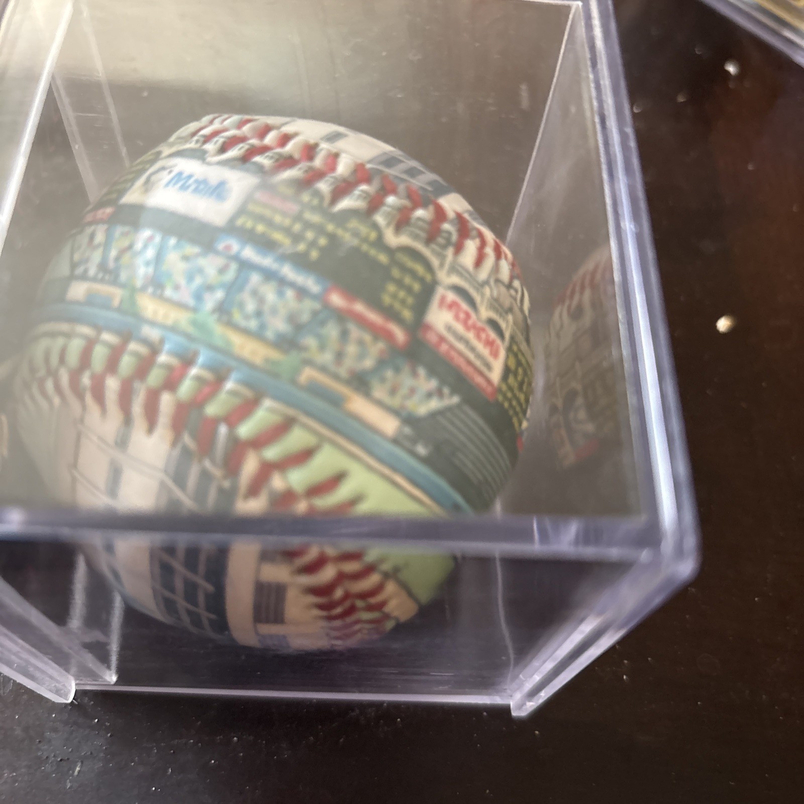 Collectible Yankees Baseball In Display Box With Certificate Of - photo 2