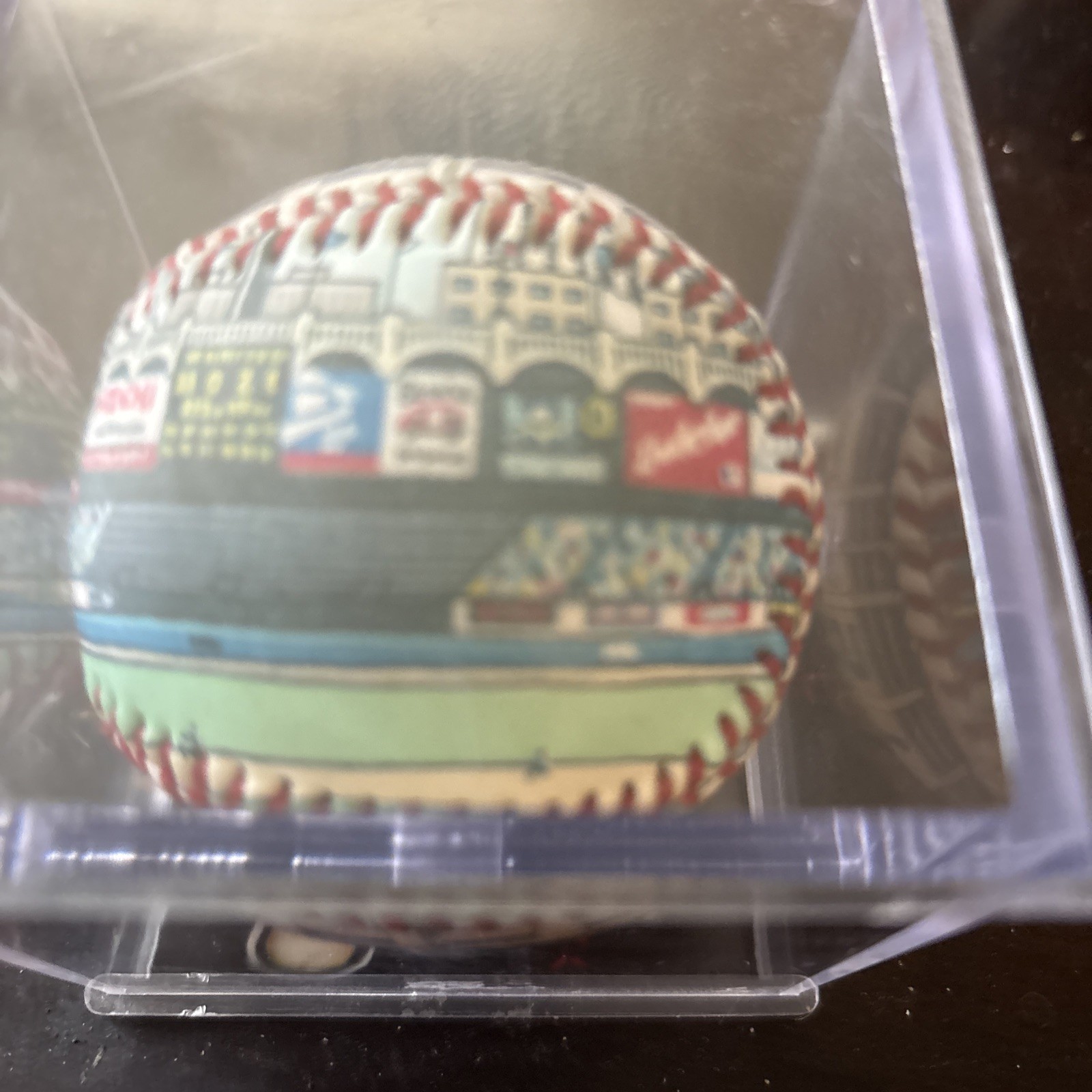 Collectible Yankees Baseball In Display Box With Certificate Of - photo 3