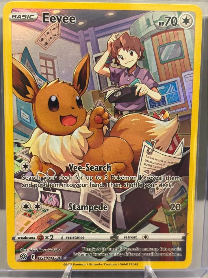 Eevee Brilliant Stars Trainer Gallery Ultra Rare! - photo 2