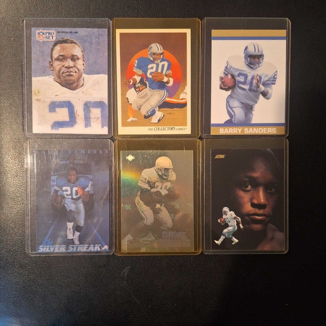 NFL Barry Sanders Card Lot - photo 2