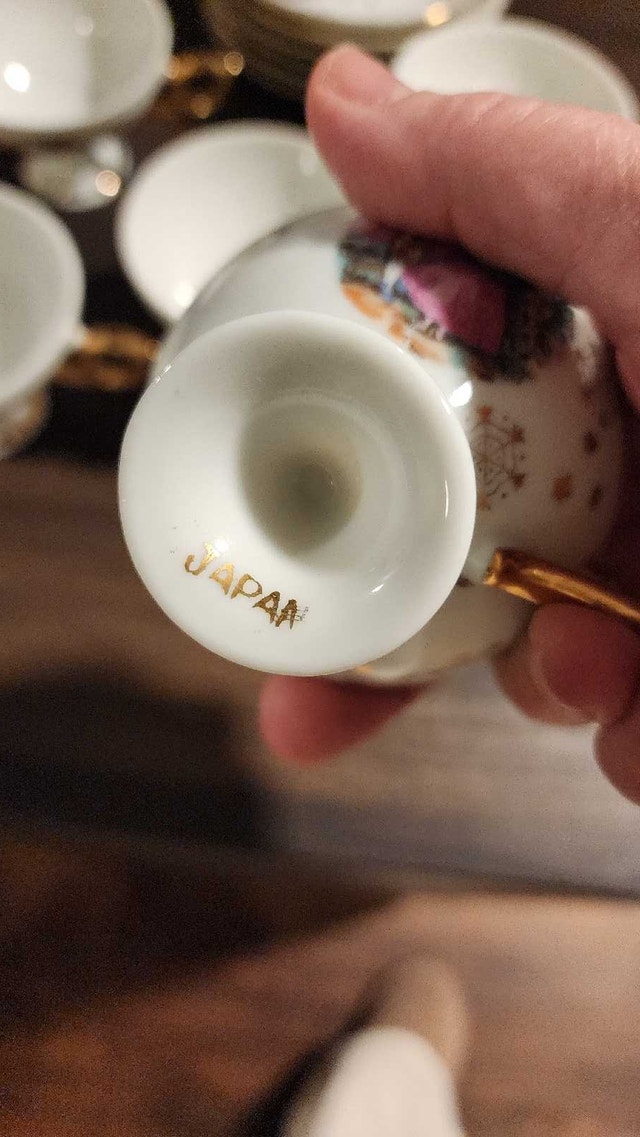 Vintage espresso cups with Pot - photo 5