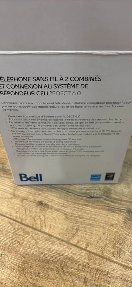 Bell 2-Handset Cordless Phone System - Brand New - photo 3