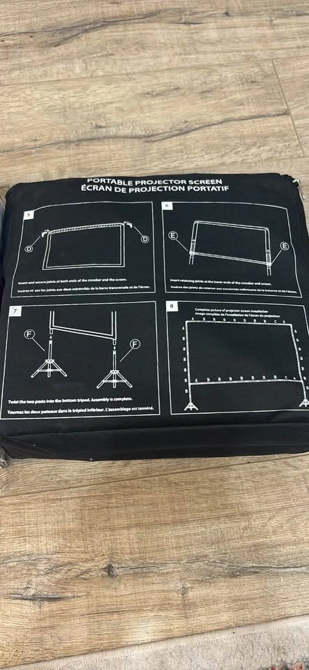 RCA 120" Portable Projector Screen - Brand New - photo 2