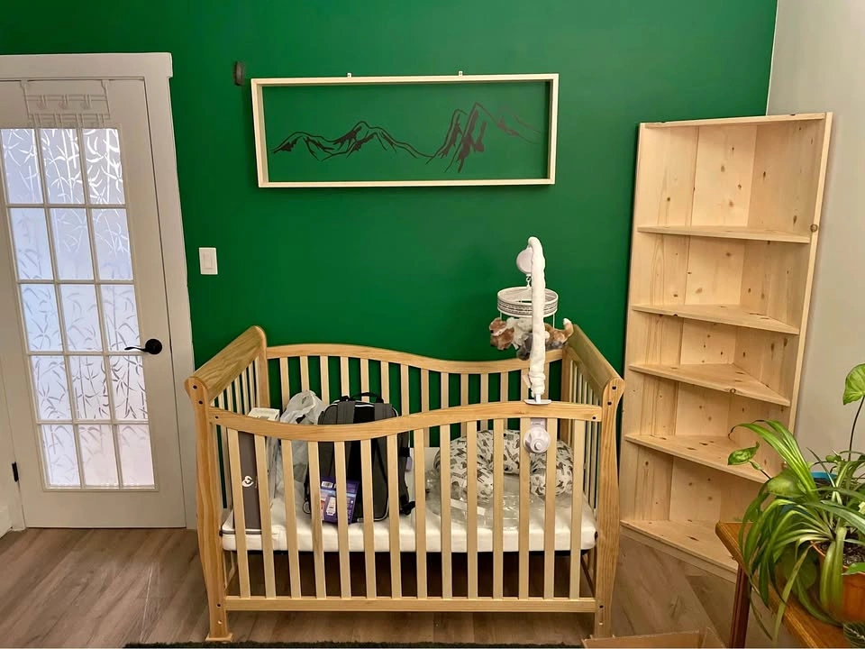Crib with mattress