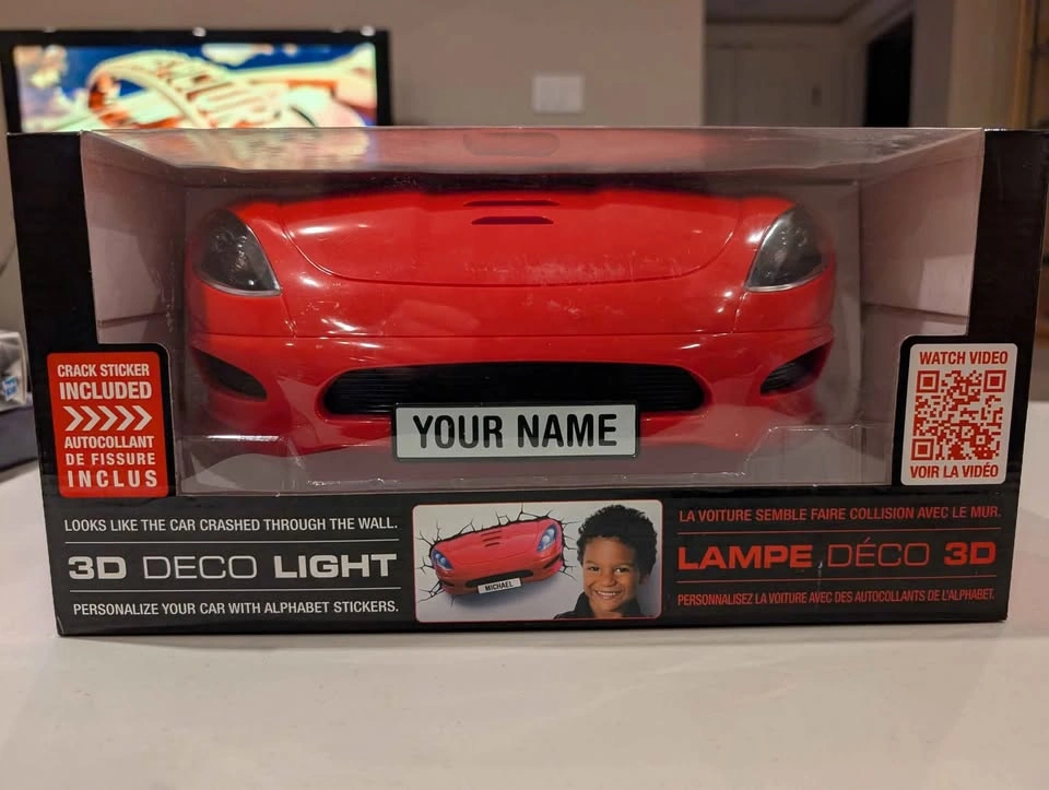 BNIB LED Light Up Sports Car