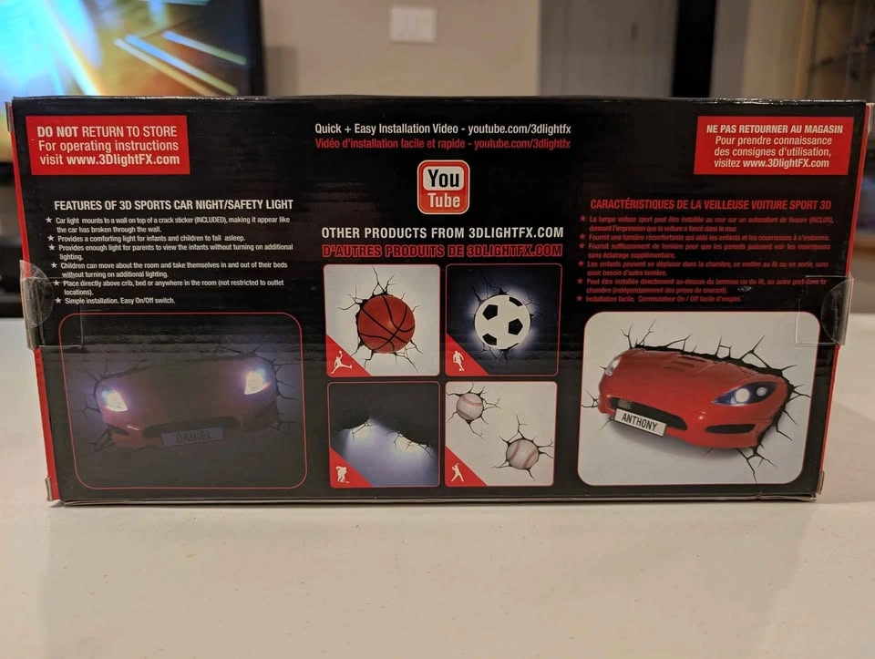 BNIB LED Light Up Sports Car - photo 4