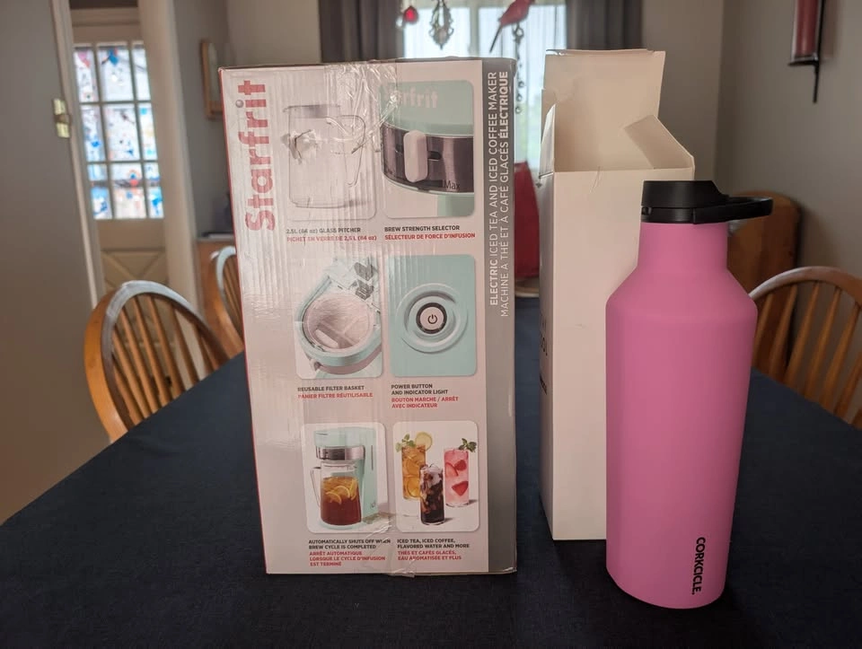 StarFrit Iced Tea and Iced Coffee Maker + Corkcicle Bottle - photo 2
