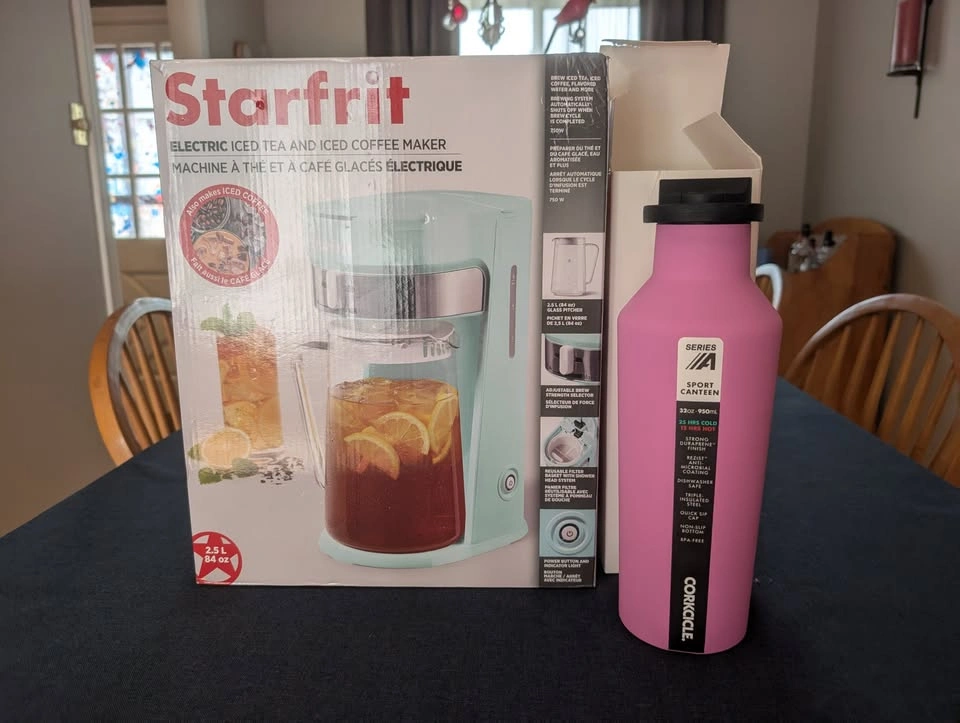 StarFrit Iced Tea and Iced Coffee Maker + Corkcicle Bottle - photo 4
