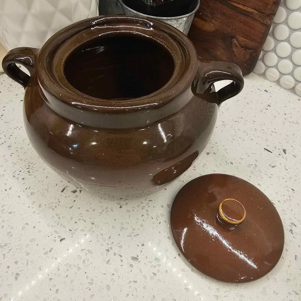 Vintage Alberta Potteries Stoneware Crock with Lid - photo 3
