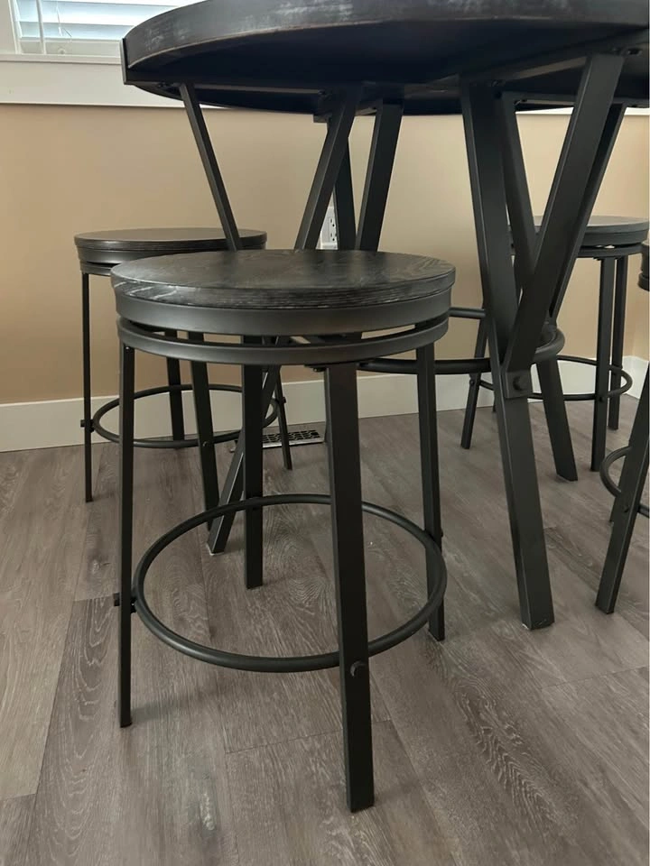 42” Round High-Top Table Set w/ Stools - photo 4