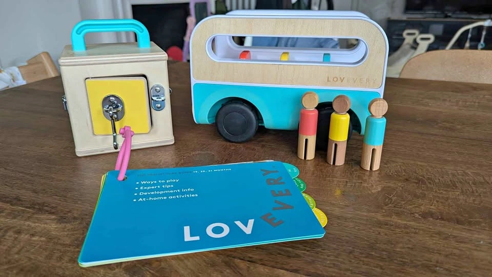 Lovevery Lockbox & Wheel Around Town Bus