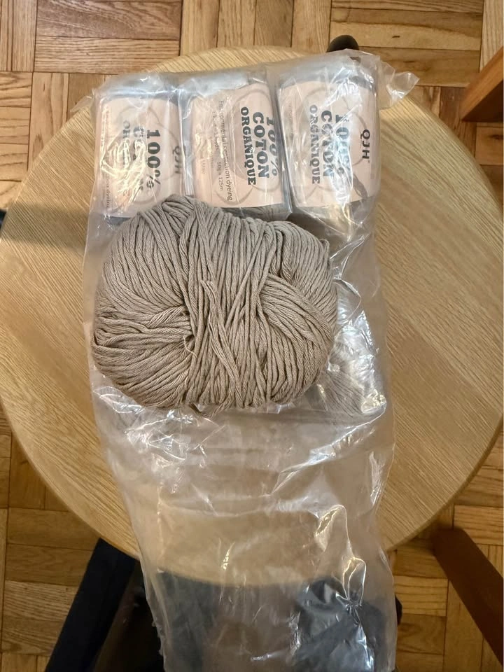 Beige Organic Cotton Yarn Set - photo 2