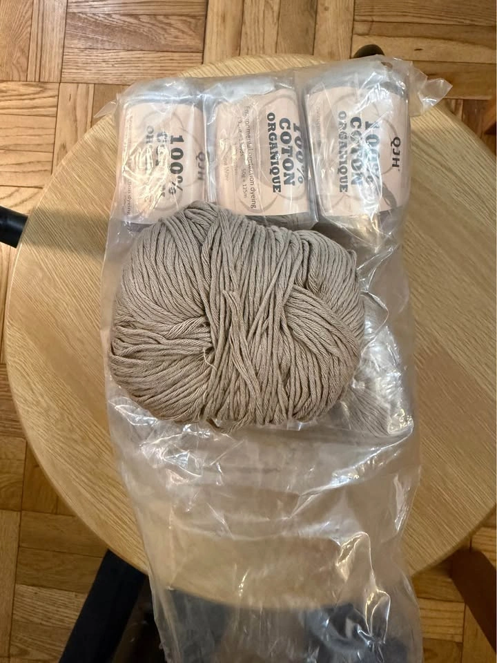 Beige Organic Cotton Yarn Set - photo 3