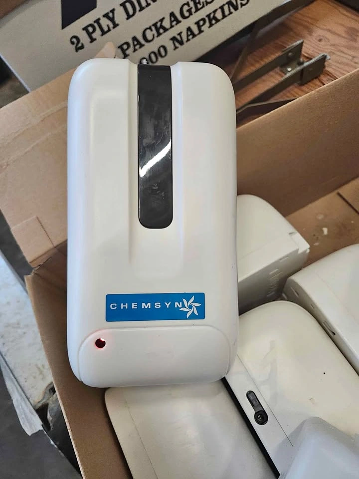Electric soap or hand sanitizer dispenser