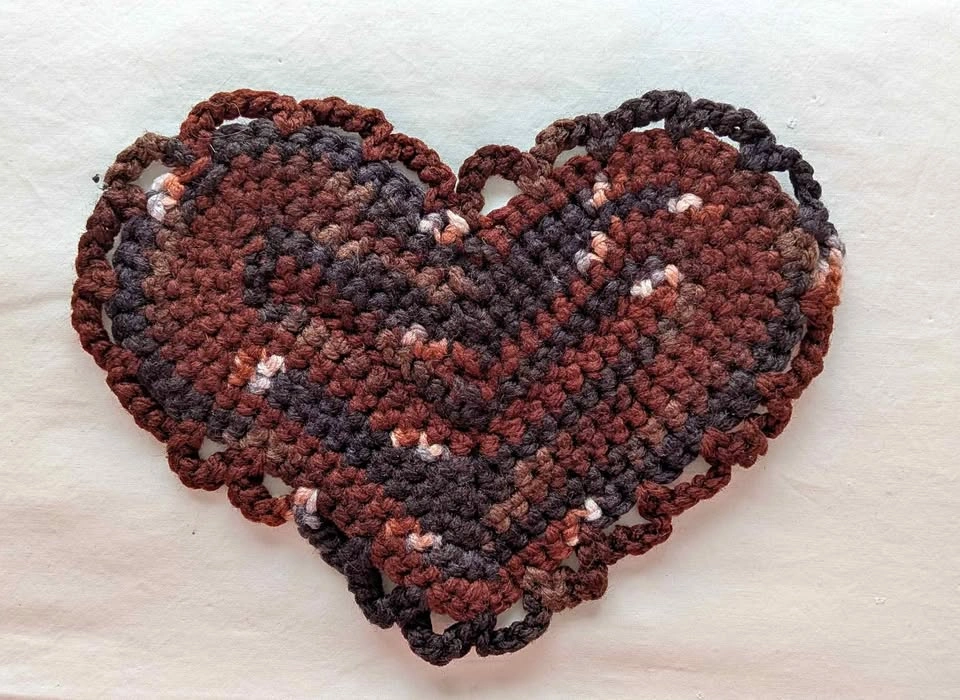 Crochet heart
