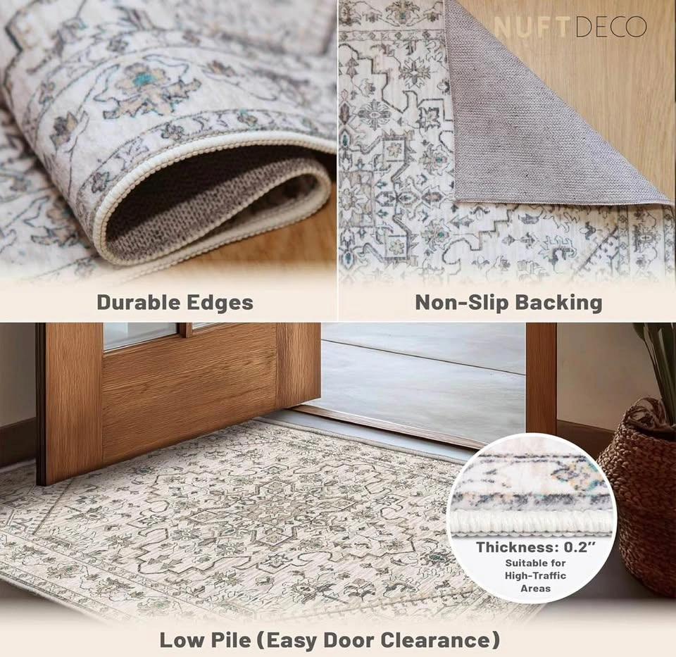Boho Area Rug 5x7 Washable - photo 3