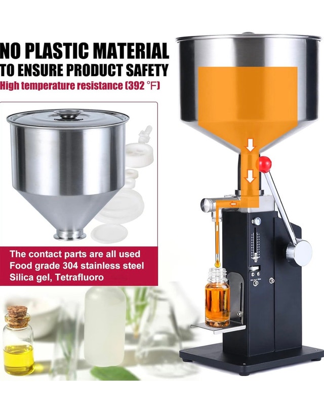 Manual Pneumatic Liquid Filler 5-50ml - Brand New - photo 4