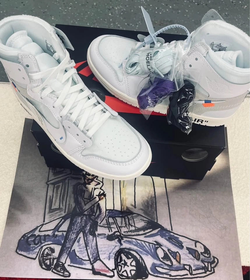 AJ1 Limited Edition 2026 9.5 M 11 W Virgil Abloh Alaska - photo 2