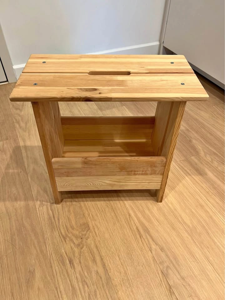 IKEA Wooden Bench with Storage