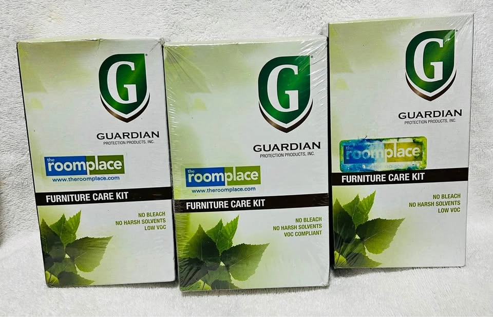 3 Full Kits Guardian Fabric Furniture Care Kit and Protection Pl