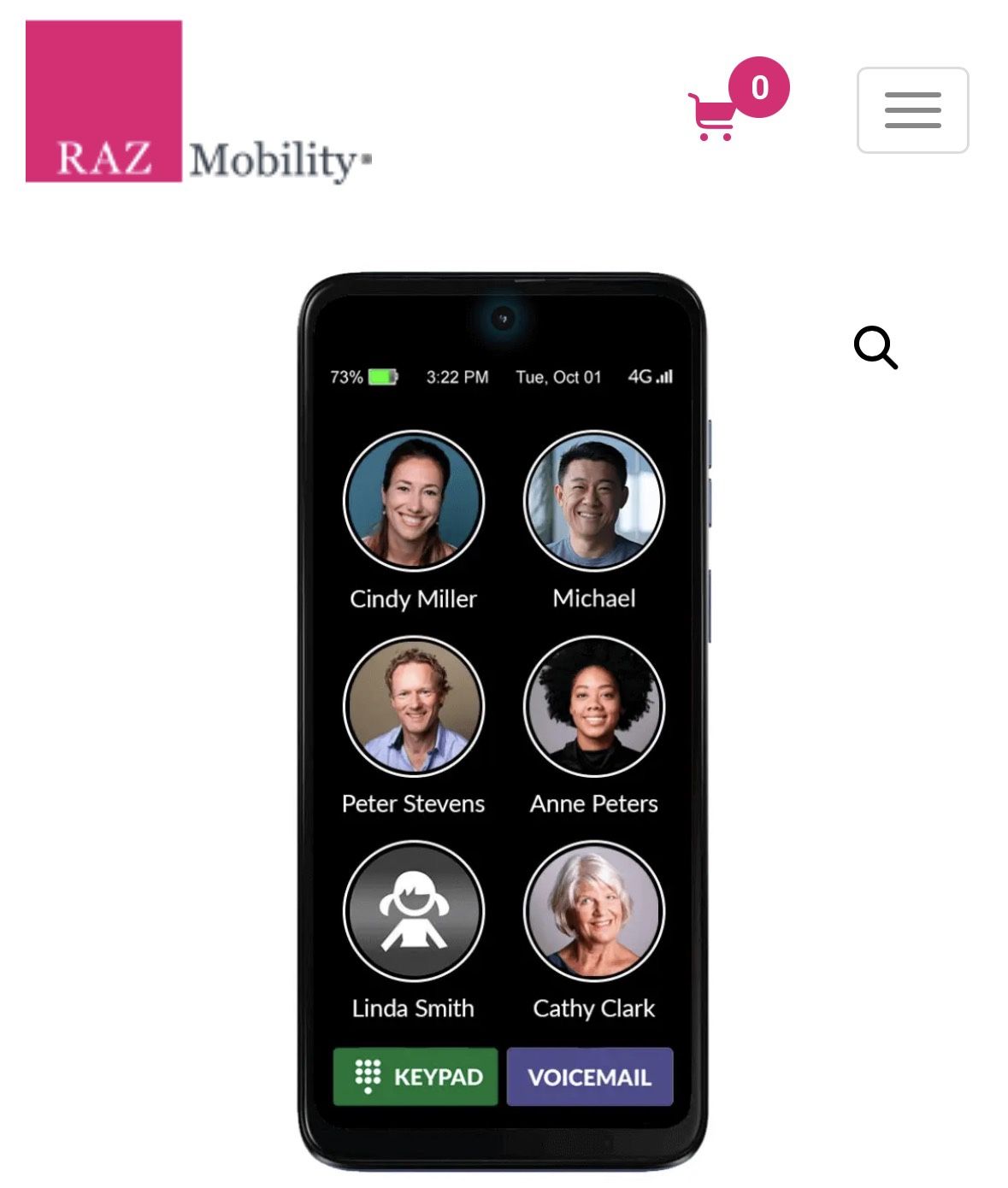 RAZ Memory Cell Phone For Seniors - photo 3