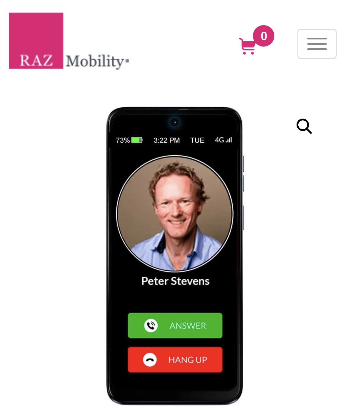 RAZ Memory Cell Phone For Seniors - photo 4