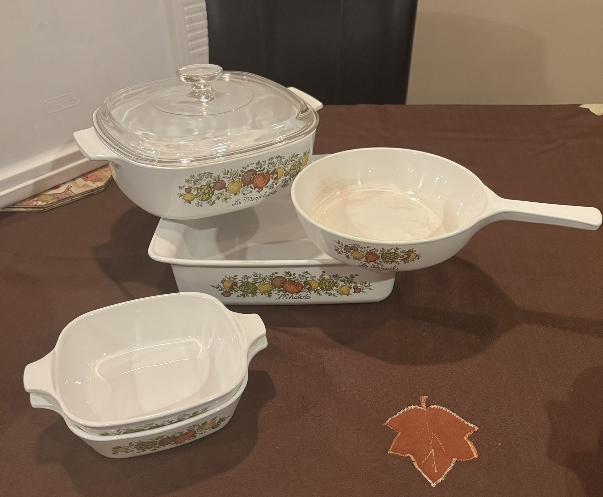 Vintage Corning Ware "Spice of Life" 6 Pieces - photo 2