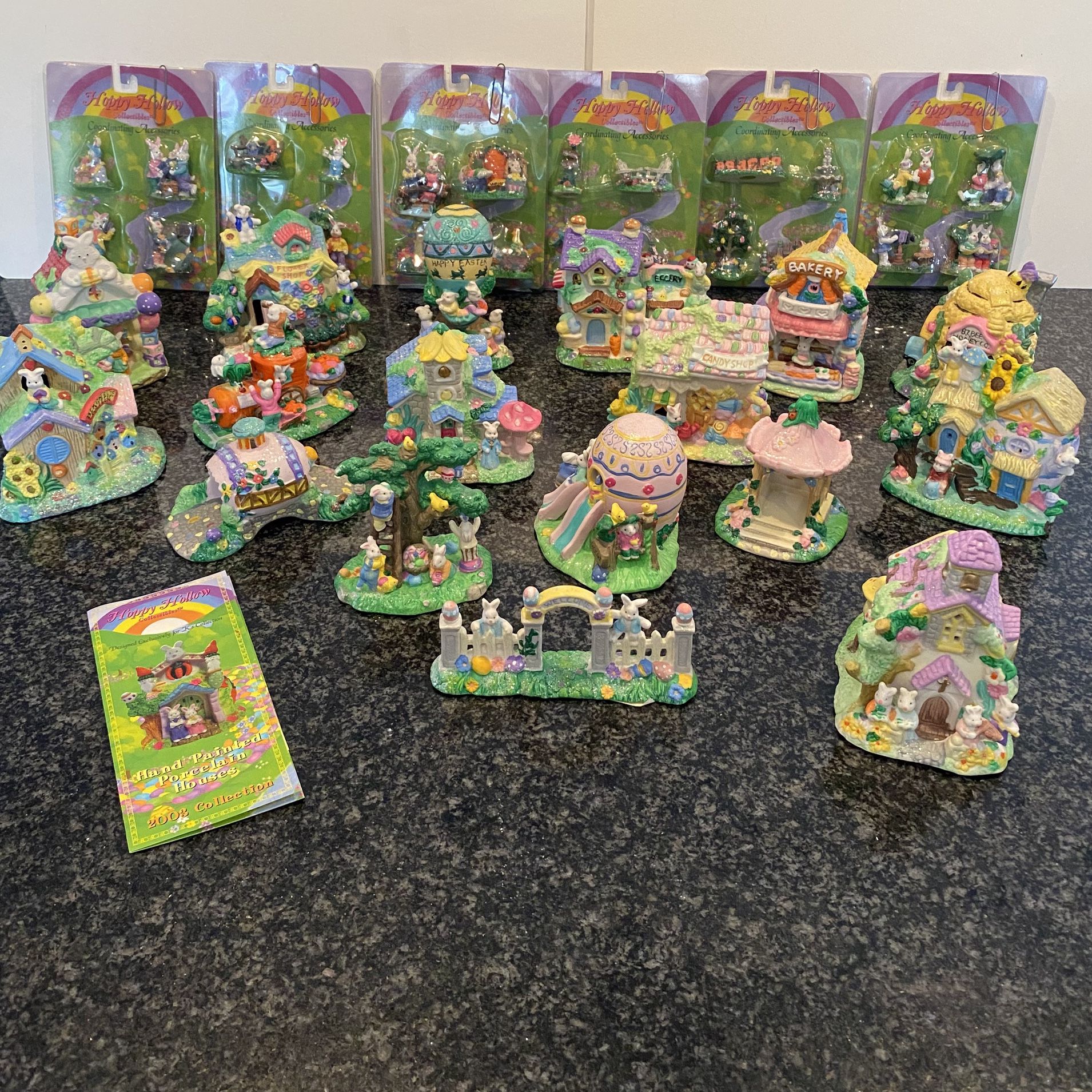 Hoppy Hollow Ceramic Easter Village