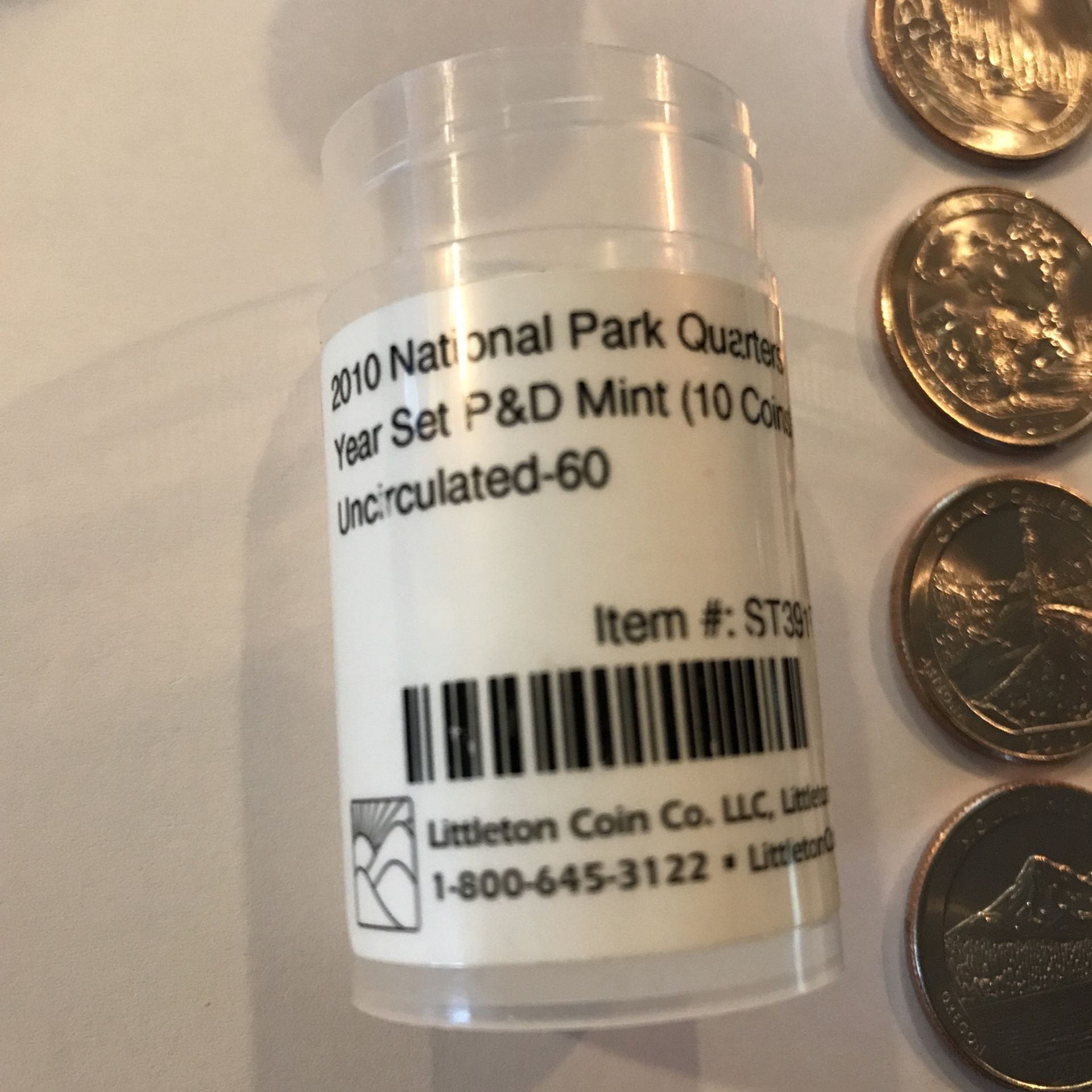 2010 National Park Quarters Set Uncirculated - photo 2