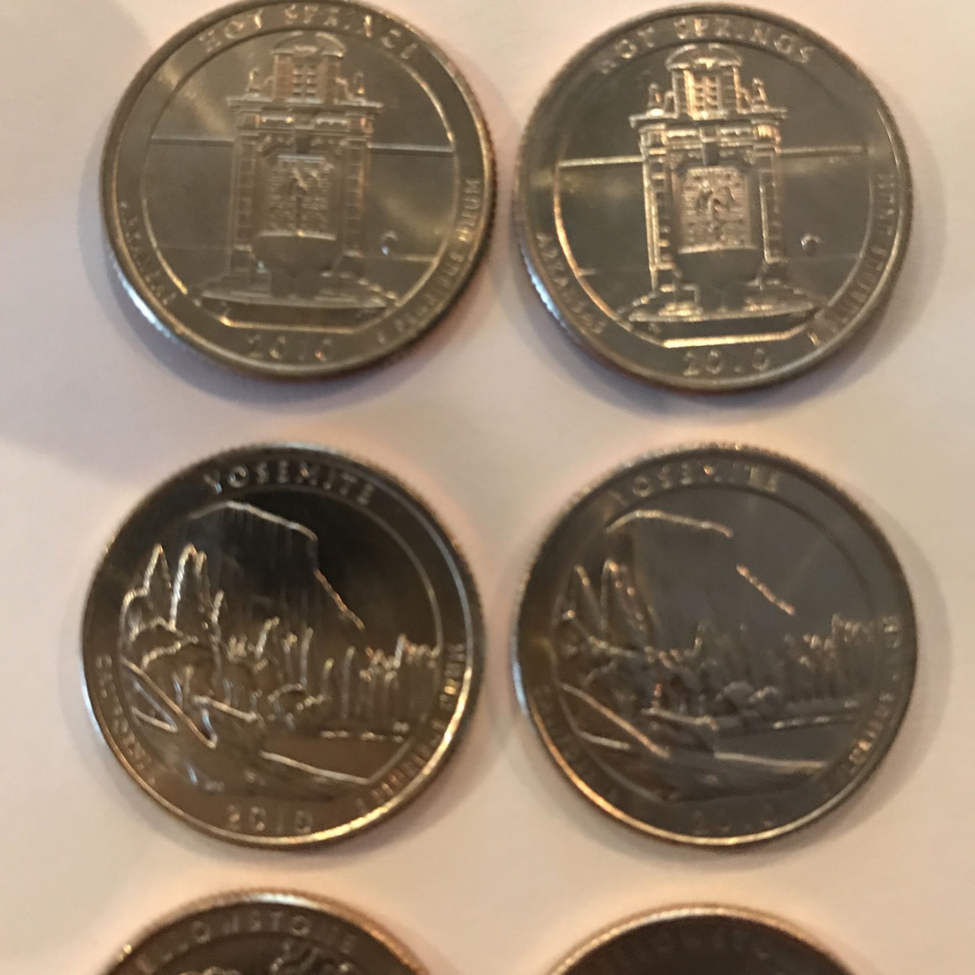 2010 National Park Quarters Set Uncirculated - photo 3