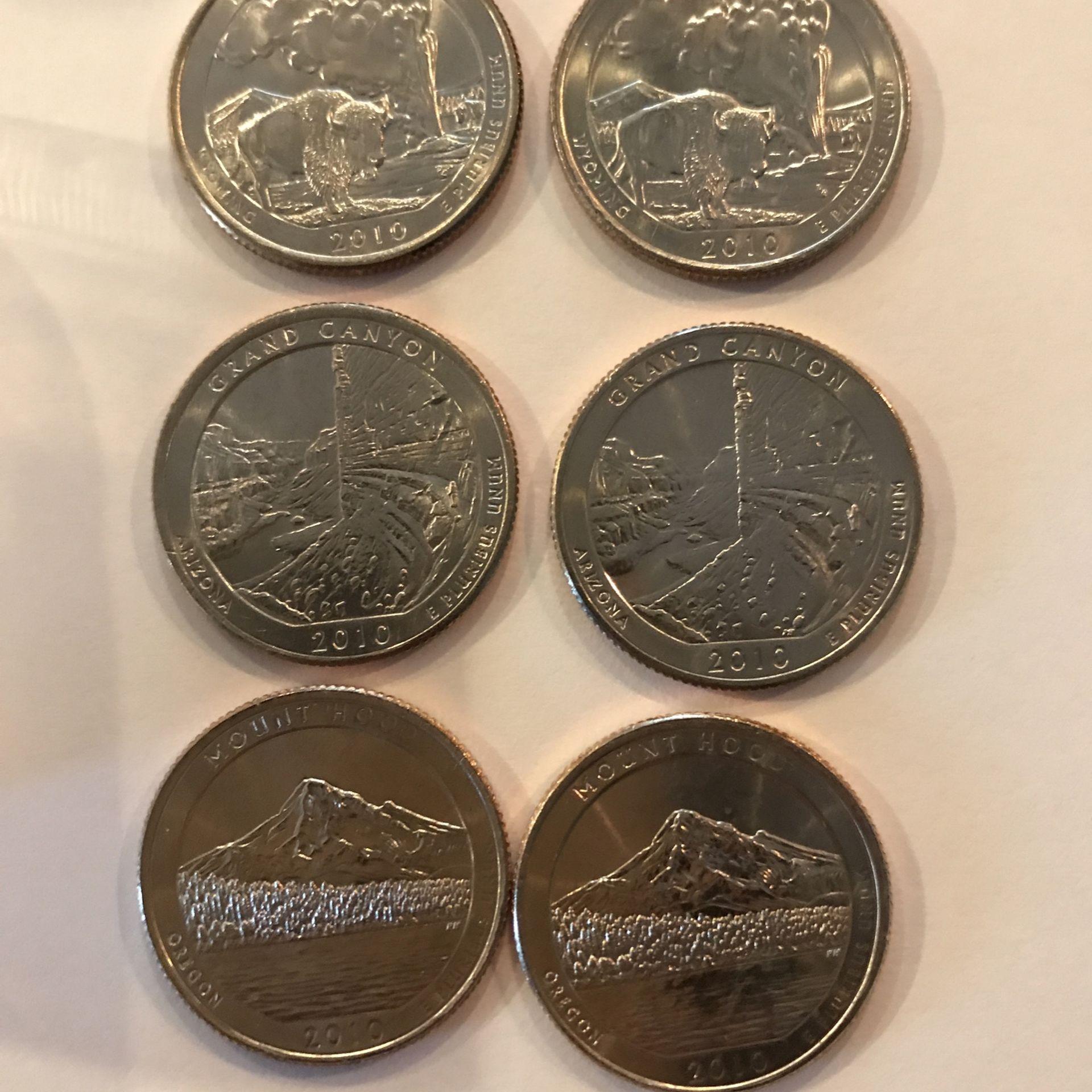 2010 National Park Quarters Set Uncirculated - photo 4