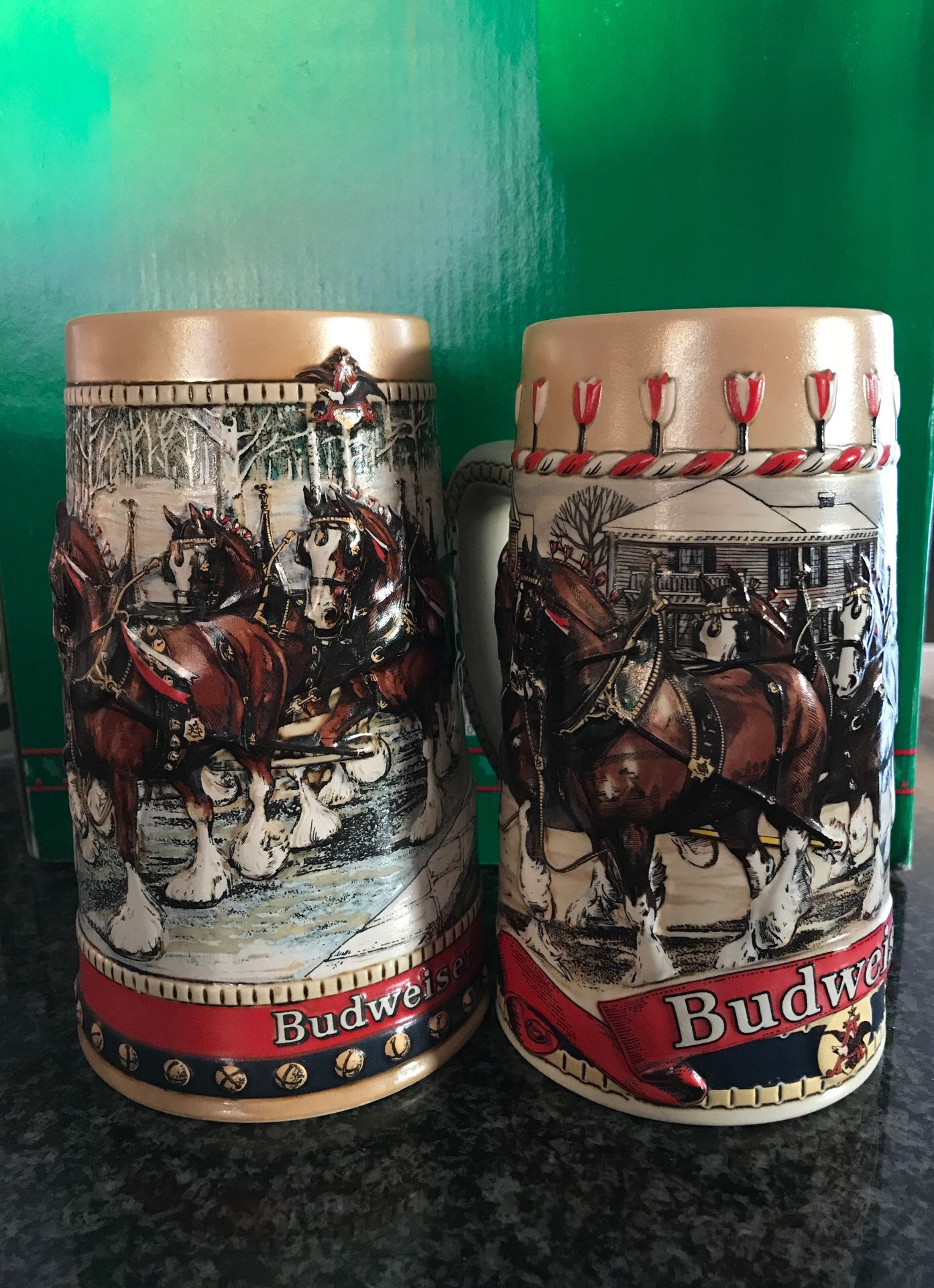 Budweiser Beer Steins Holiday Series