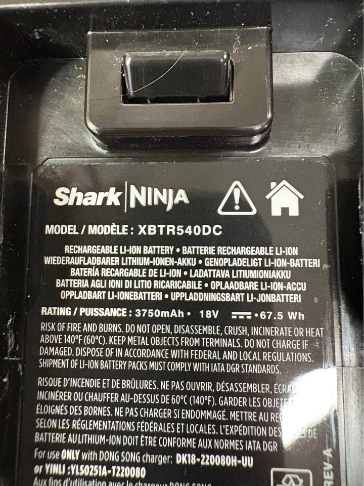 Shark Ninja 18v Battery - photo 2