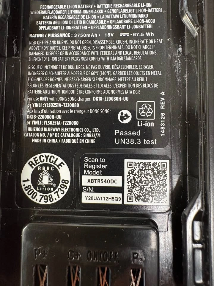Shark Ninja 18v Battery - photo 4