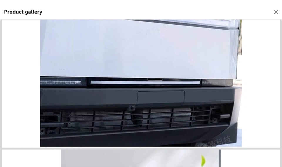 Tesla Cybertruck Front Bumper LED Lamp - photo 4