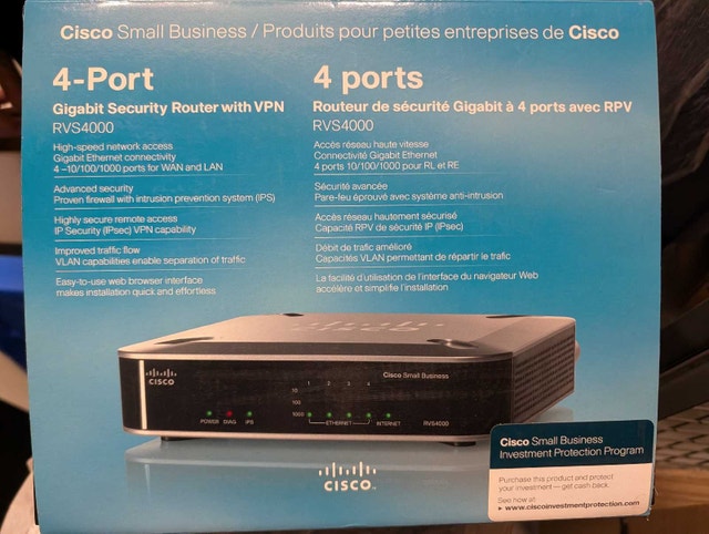 Cisco RVS4000 4-Port Gigabit Security Router