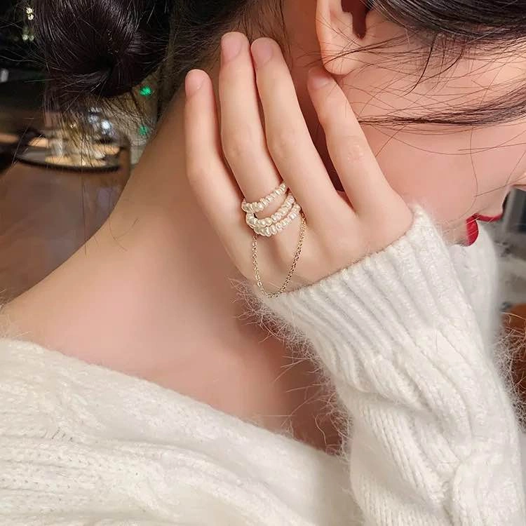 Pearl Tassel Ear Cuff (No Piercing) – Magnetic Clip – Unique & E - photo 4