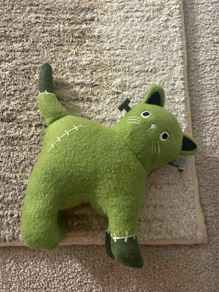 Target Bullseye Playground Halloween Cat Plush Frankenstein