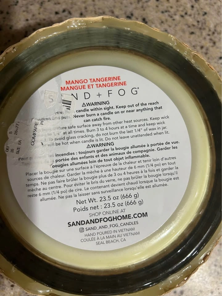 Sand fog candle - photo 3