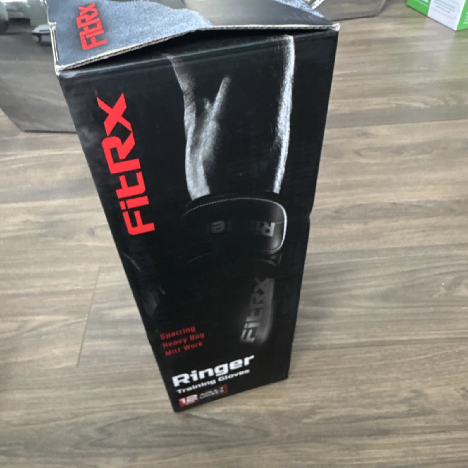 FitRx Ringer Training Gloves 12 oz Black Adult Unisex - photo 2