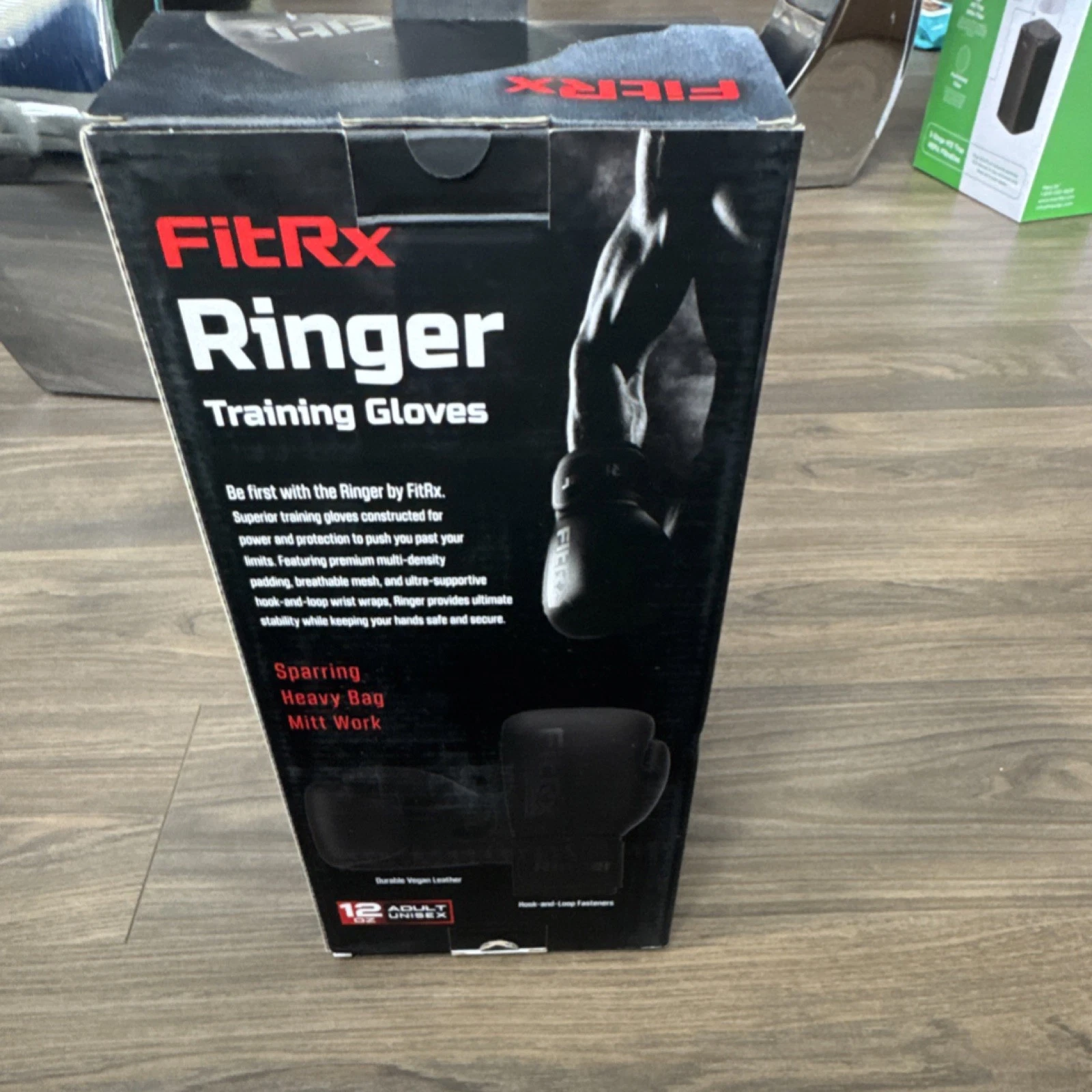 FitRx Ringer Training Gloves 12 oz Black Adult Unisex - photo 3
