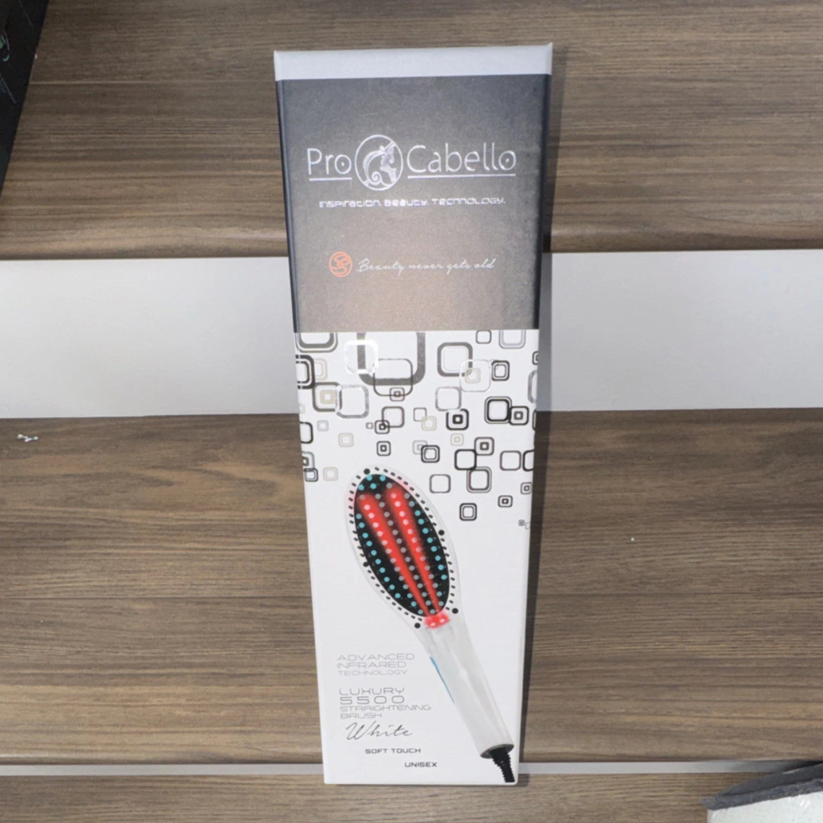 Pro Cabello Luxury 5500 Straightening Brush Infrared Soft Touch
