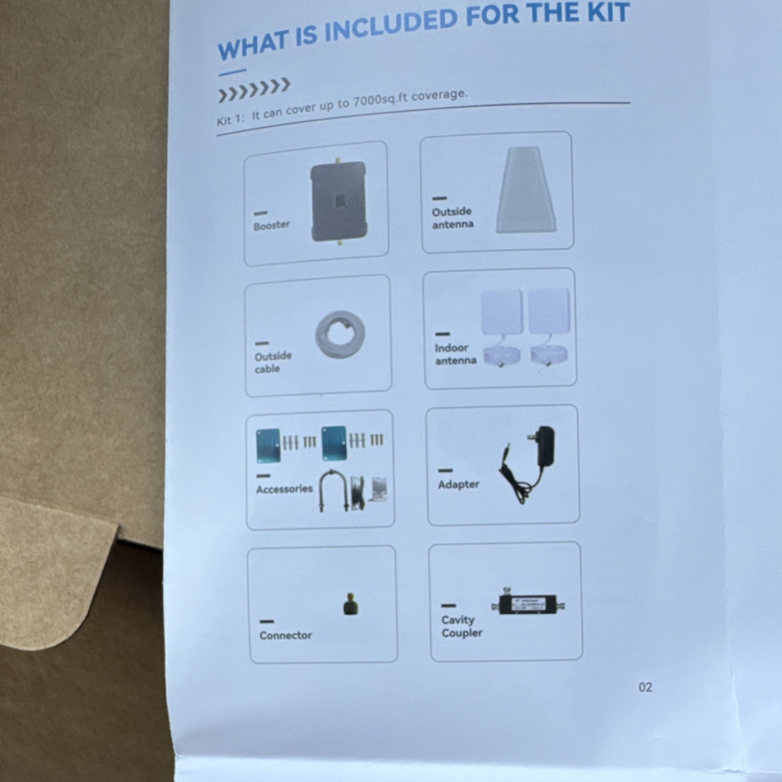 Cell Phone Signal Booster Kit 20K-LC-A03 50ft Cable - photo 5