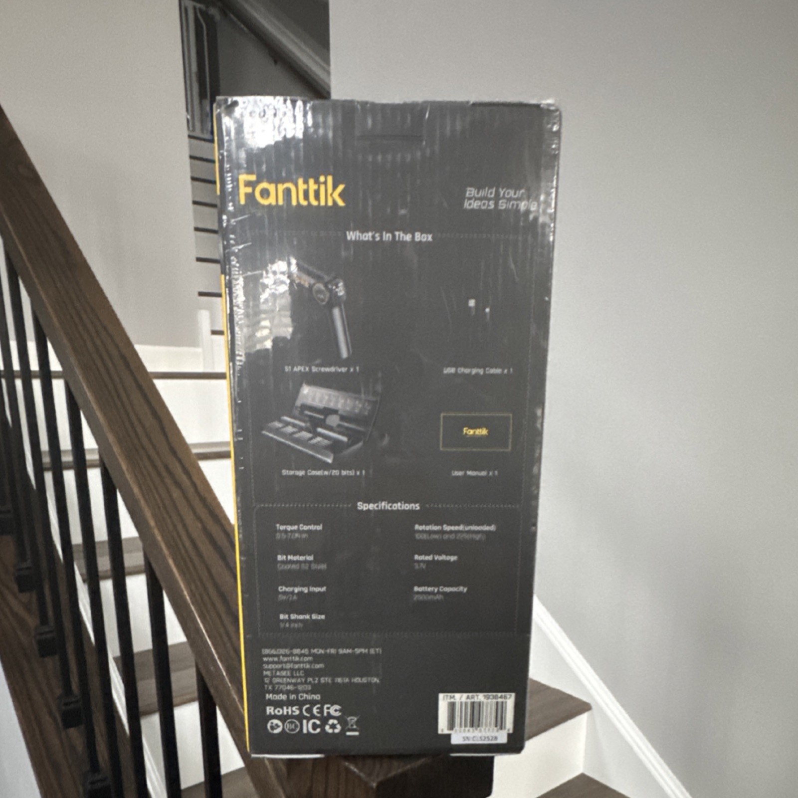 Fanttik S1 Apex Cordless Screwdriver 7.0N·m 225RPM 2500mAh Set w - photo 2