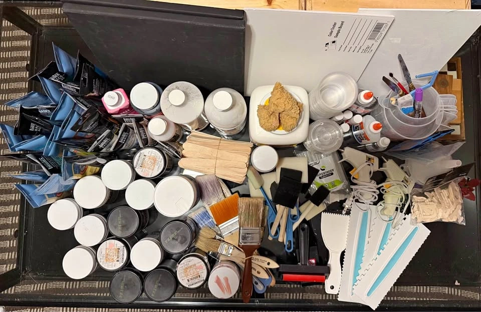 Bulk Art and Craft Supplies Lot