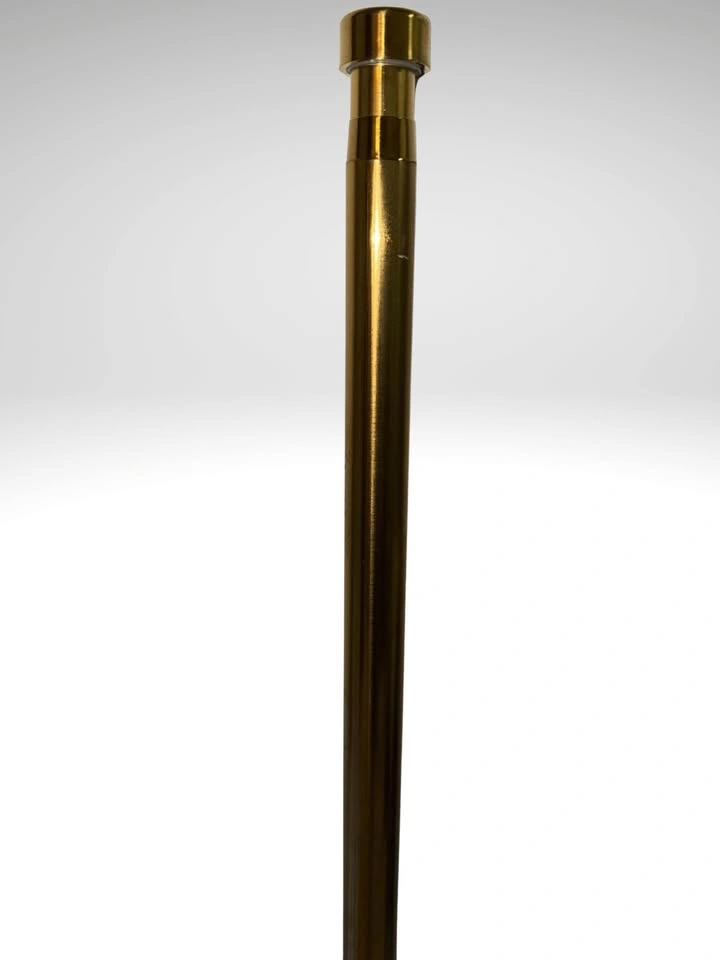 Gold Curtain Rod with Rings and Hardware - photo 2