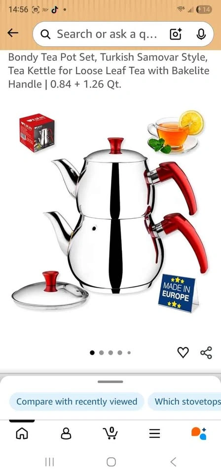 Hakan Double Turkish Tea Set - photo 2