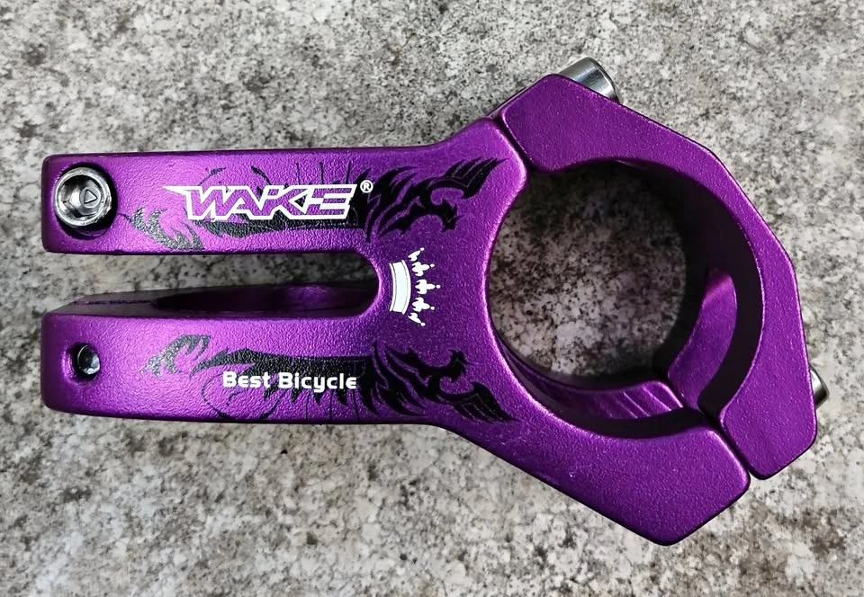 Anodized Purple Bike Stem - Brand New