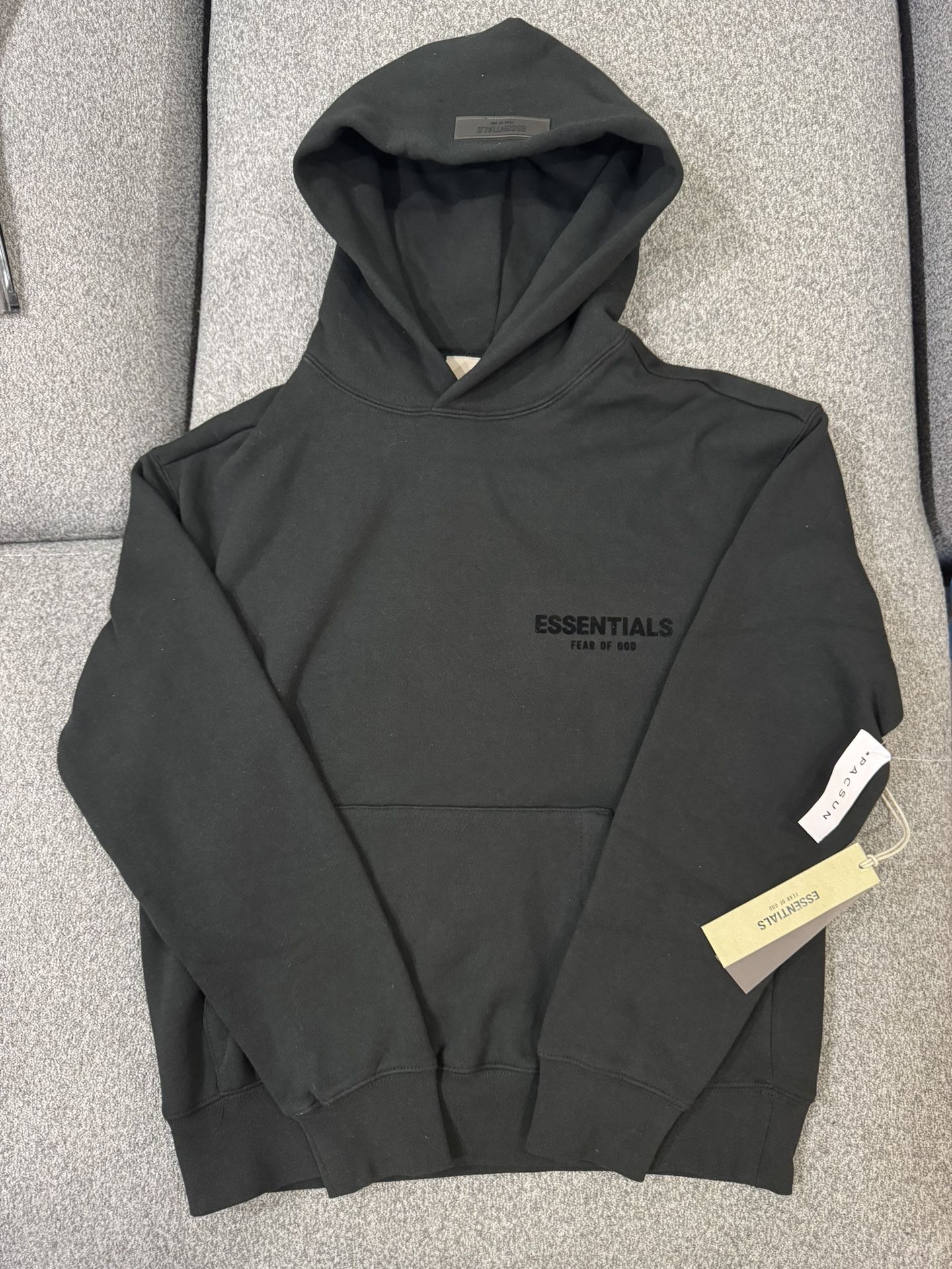 Black Essentials Hoodie