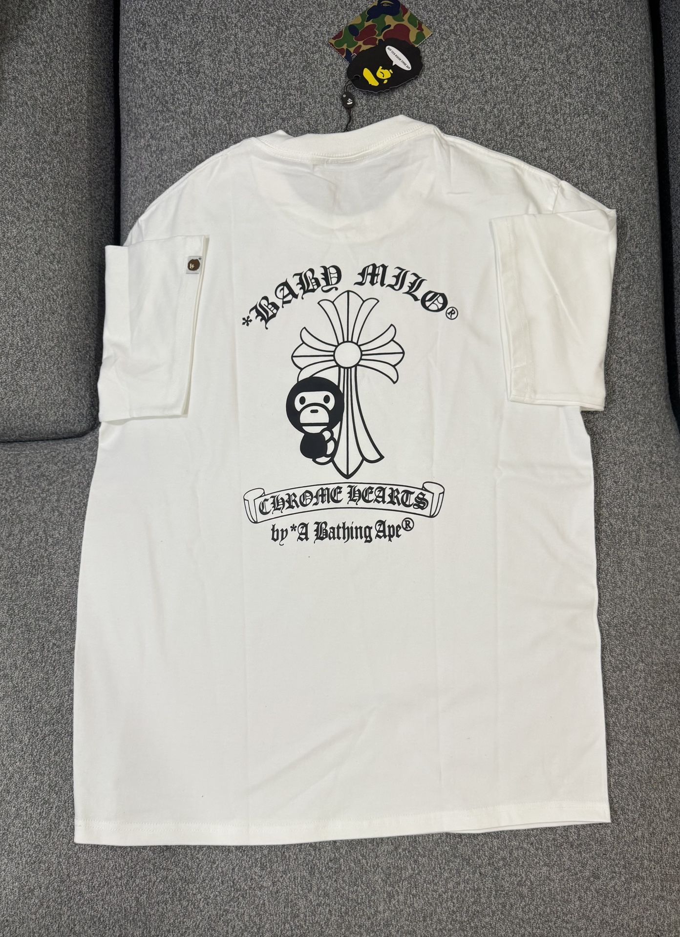 Bape X Chrome Tee Available In (M),(L) - photo 2